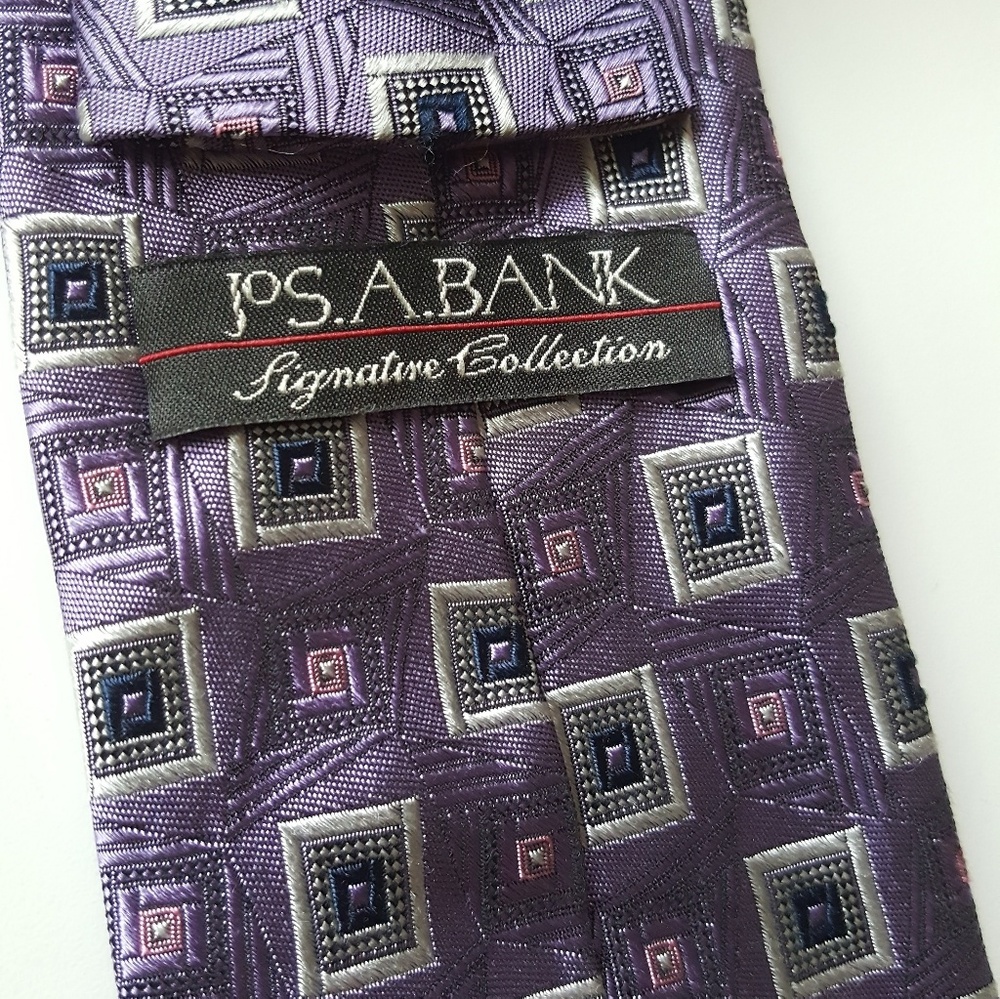 Jos A Banks purple tie